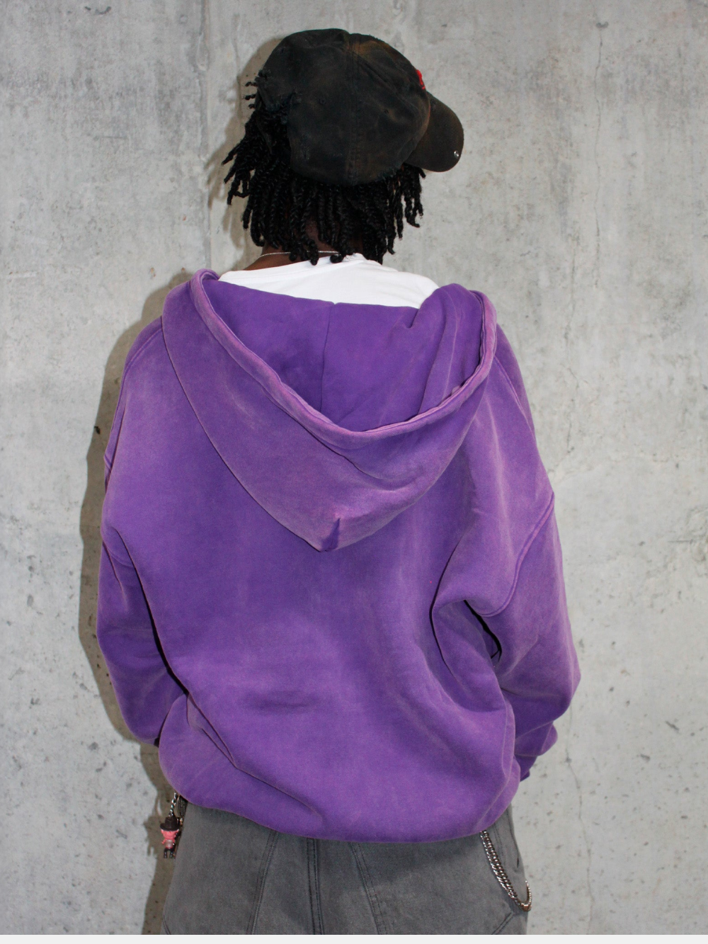 Heavyweight Washed Zip-up