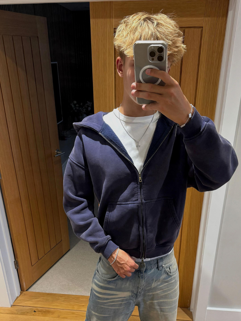 Heavyweight Washed Zip-up