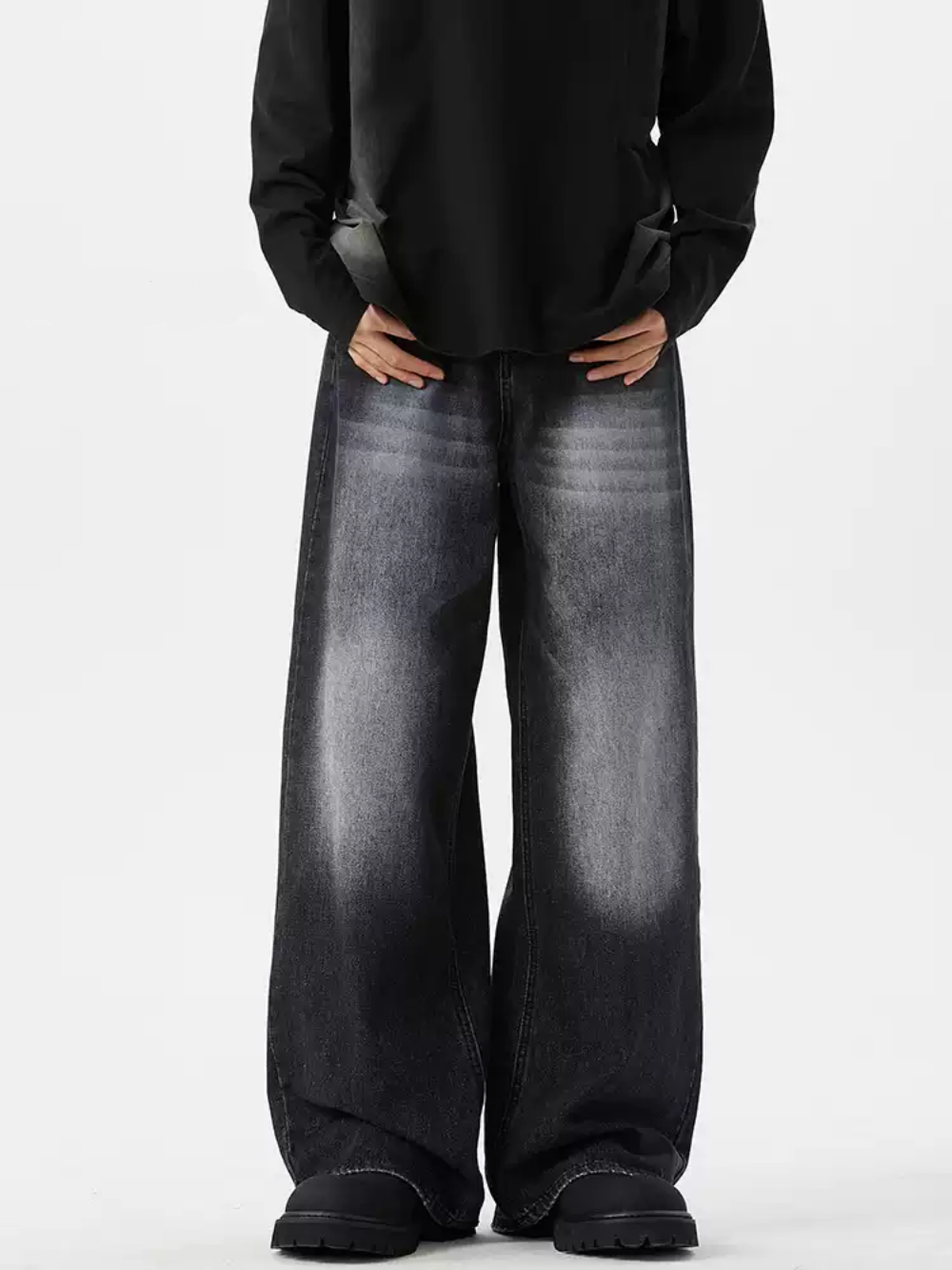 Stone Black Jeans