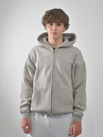 Heavyweight Washed Zip-up